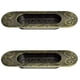 thumbnail image 1 of Empotradas Ocultas Retro De Aleación De Zinc. Manija Empotrada. Manija Empotrada. Puerta Corredera. Placa Ovalada. 2 Manijas Minnieouse TO004947-00, 1 of 7