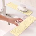 thumbnail image 2 of Leodye 1PCS Narrow Edge Rectangular Silicone Drain Mat, Anti-slip Quick Drain, for Kitchen Counter, Cutting Board Bar Counter -13.7×3.4×0.78inch, 2 of 6