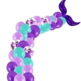 thumbnail image 1 of POINTERTECK Mermaid Balloon Arch Kit Fish Tail Balloon Garland Kit Theme Party Decorations for Wedding Birthday Party Decor, 1 of 8