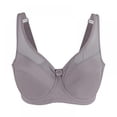 thumbnail image 4 of KOERIM Mesh Shoulder Straps Underwire Breathable Bra for Women,1Pack, 4 of 8