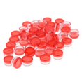 thumbnail image 2 of serony 50pcs Empty Round Makeup Jar Pot Travel Cream Powder Cosmetic Container Case Red, 2 of 8