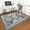 Bohemian-Gray, variant on ChakmeOne Hardwood Floor Office Chair Mat, 36"x48" Heavy-Duty Floor Protector, Machine Washable Desk Rug with Non-Slip Backing for Under Desk Chair, Modern Striped Design, Gray