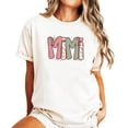 thumbnail image 2 of Mimi Ink-Printed Lace Christmas T-Shirt Mom Holiday T-Shirt -Each Saying Sold Separately Natural Shirt Adult X-Large, 2 of 4