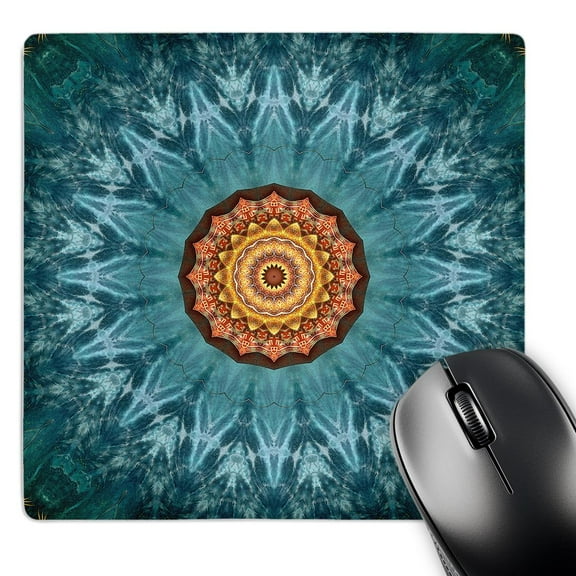 3dRose, Polar Flower Mandala, MousePad