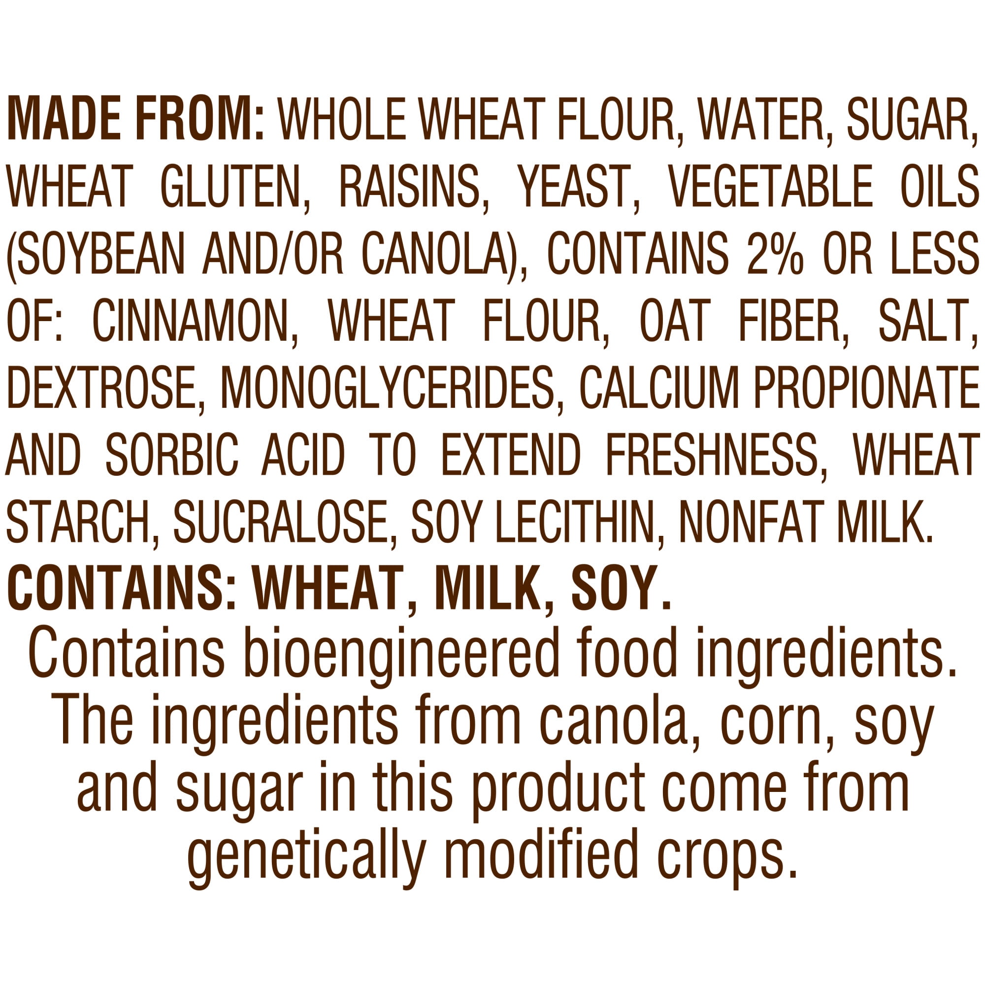 Pepperidge Farm Swirl 100% Whole Wheat Cinnamon with Raisins Breakfast Bread, 16 oz Loaf