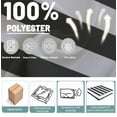 thumbnail image 7 of Outdoor Sectional Replacement Cushion Set, 14 Pcs Waterproof Patio Sofa Cushions 4" Foam High-Density Couch Cushion for 6-Seat Sectional Rattan Conversation Sets(Liner&Cover) (Black and white), 7 of 7