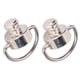 thumbnail image 1 of Tornillo De Fijación, Tornillo De Anillo D De Liberación Rápida 2 Piezas 1/4 Pulgadas Para Trípode Para Monopié Para Correa De Cámara Cergrey Stainless Steel 1/4 Inch D‑Ring, 1 of 8