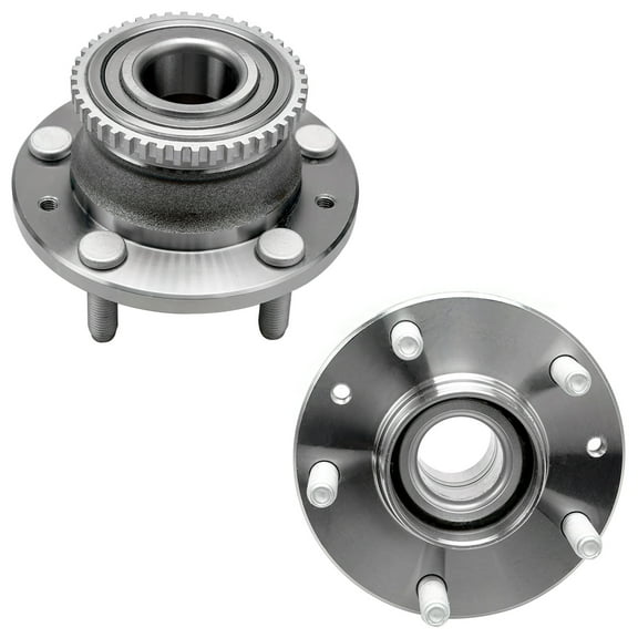 Detroit Axle - Rear Wheel Bearing and Hub Assembly Replacement for Mazda MPV Protege Protege5 Millenia - 2pc Set Fits select: 2002-2003 MAZDA PROTEGE PR5, 2000-2006 MAZDA MPV WAGON