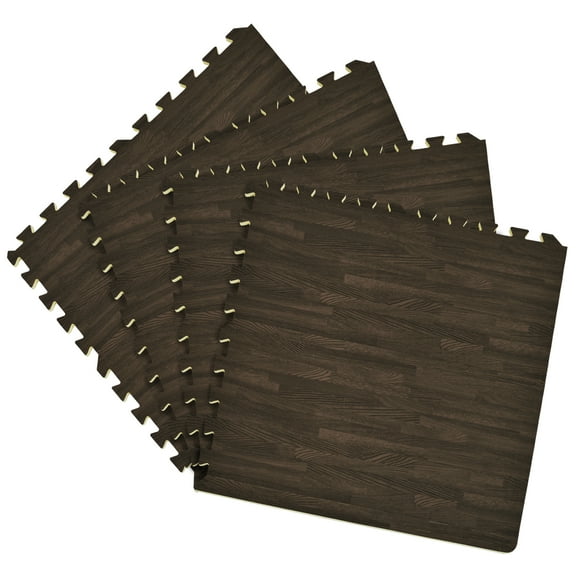 Achim Interlocking Foam Anti Fatigue Floor Tiles, 4 tiles/16 Sq. ft., 24 x 24, Ash