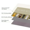 thumbnail image 6 of Kitchen Mat 2 Pieces Non Slip PVC Leather Colorful Cute Paws Dog Paws Cat Paws You Need My Help Yellow Pink Cushioned Kitchen Rug Runner Anti Fatigue Waterproof Sauce Oil Proof, 6 of 7