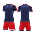 thumbnail image 3 of Maillot de Soccer pour Ados Garçons, Séchage Rapide, Ensemble de Soccer 2 Pcs, Maillot et Shorts, Ensembles Athlétiques Rouges, Taille 13-14 Ans, Vêtements pour Garçons Filles, 3 of 4