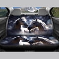 thumbnail image 6 of Pzuqiu Car Seat Covers Full Set Easy to Install, Compatible with Car Seats SUV Seats, Front and Rear Seat Cover Set Fit for Truck Cars Breathable, Horse Galaxy, 6 of 10