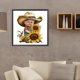 thumbnail image 5 of Pintura de diamante 5D DIY taladro redondo completo girasol Cowboys Kit decoración 40x40cm Hugtrwg Para estrenar, 5 of 9