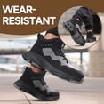 thumbnail image 4 of LAoutun Work Boots for Men Steel Toe Boots Wear-resistant Indestructible Construction Boots, 4 of 6