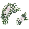 thumbnail image 2 of 2x Flores , Arreglo floral colgante decorativo para de Adornos de arreglo de letrero de ventana, 2 of 9