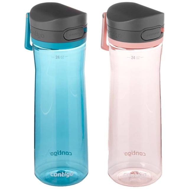 Botella de agua Contigo Jackson 2.0 Tritan AUTOPOP 700 ml, paquete de 2