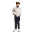 thumbnail image 3 of U.S. Polo Assn. Boys Quarter Zip Fleece Mock Neck Pullover, Sizes 4-18, 3 of 6