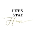 thumbnail image 2 of Urban Epiphany 12x14 Gold Ornate Wood Framed with Double Matting Museum Art Print Titled - Lets Stay Home, 2 of 4