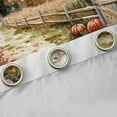 thumbnail image 4 of Manfei Harvest Pumpkin Curtains Pack of 2 (42x84 Each), Rustic Farmhouse Curtains Blackout, Countryside Lodge Cabin Bedroom Curtains, Luxurious Room Decor, 4 of 6