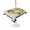 Beige, variant on Outdoor Tablecloth with Umbrella Hole for Patio/Picnic/Party/Camping, Watercolor Lemon Waterproof Table Cloth Rectangle Table Cover Washable, Summer Fruits Wreath Leaves Beige Black Plaid (60"x 84")