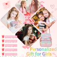 thumbnail image 3 of Minimochila KKXIU Initial Bowknot para niñas y mujeres Rainbow, 3 of 7