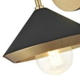 thumbnail image 6 of Mitzi Marnie H139101-AGB/WH Aged Brass 8" Wall Lamp Sconce, 1-Light, 6 of 10