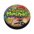 thumbnail image 2 of My Singing Monsters Spare Tire Cover Universal Wheel Tire Cover Dust-Proof Waterproof Tire Protectors Accessories, 2 of 6