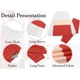 thumbnail image 5 of Fantaslook Womens Color Block Pajamas Crewneck Long Sleeve Lounge Sets Casual Jogger Outfits with Pockets, 5 of 6
