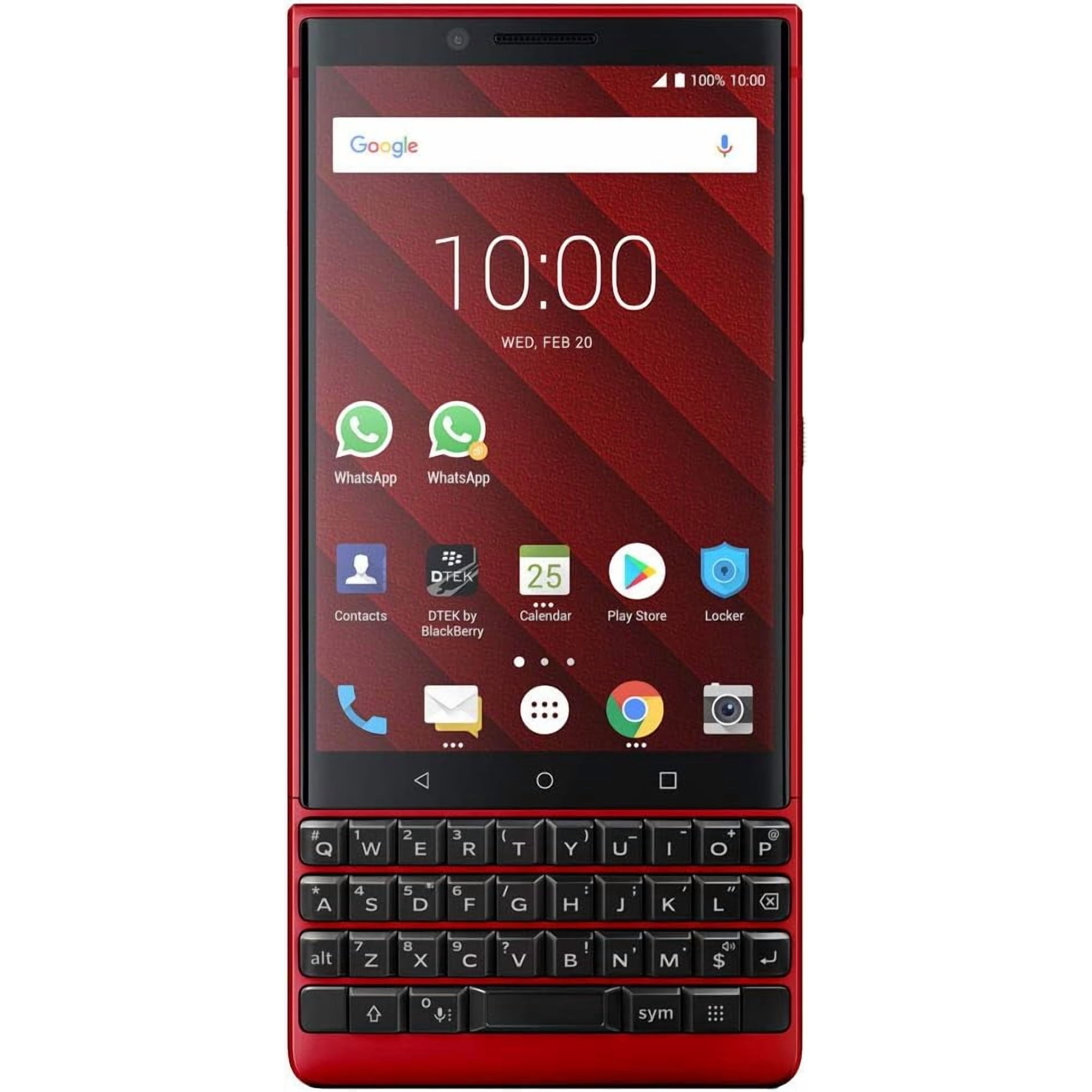 Blackberry Key2 BBF100-2 64GB+6GB 4G Unlocked Smartphone RED -New Sealed