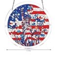 thumbnail image 3 of Acrylic Jigsaw Puzzle Suncatcher-Stress Relief Jigsaw Puzzle, Window Suncatcher Acrylic Puzzle, DIY Suncatcher Kits for Adults, Home Decor Gift for Women, Mom, Friends（7.4in） 4th of July Vermilion, 3 of 9
