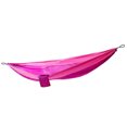 thumbnail image 1 of Cama ligera para dormir con columpio en frío y , hamaca plegable para colgar en la playa de viaje con correas de árbol y mosquetón de acero inoxi - Morado y rosa, 260X140cm Sunnimix Hamaca colgante plegable, 1 of 8