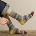 thumbnail image 2 of 5 Pack Winter Socks For Women Knitted Socks Thick Warm Soft ouple Socks Free Size 6-11, 2 of 9