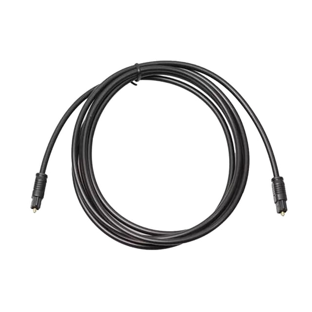 Cable de audio digital Bearachild de fibra óptica negro 2 metros