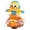 Yellow, variant on Dancing Princess Toy with Dynamic Music and Colorful LED Lights, Electric Rotating Interactive Doll, Early Educational Learning Toy, Birthday Mothers Day Easter Gift