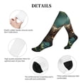 thumbnail image 5 of Pofeuu Green Forest Dinosaur Print Compression Socks for Women & Men Circulation - Best Support for Nurses,Running,Athletic,Sports, 5 of 7