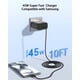 thumbnail image 3 of Cargador rápido Ryaobwu USB C de 45 W, paquete de 2 unidades para Samsung, 3 of 8