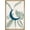 NATURAL, variant on PixonSign Framed Canvas Print Wall Art Mid-Century Floral Botanical Plant Crescent Moon Abstract Shapes Illustrations Modern Art Decorative Minimal for Living Room, Bedroom, Office - 24"x36" Black