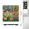 thumbnail image 2 of Digital Bathroom Scale with Large LCD Display,High Capacity Scale 400 lbs High Precision body fat scale-Colorful Poppies In The Forest With Green Grass And Trees, 2 of 4