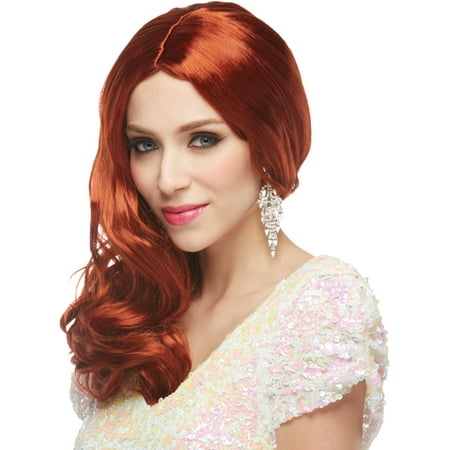 Hollywood Starlet Brown Wig Halloween Accessory