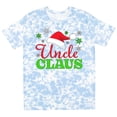 thumbnail image 3 of Inktastic Uncle Claus with Christmas Santa Hat and Snowflakes T-Shirt, 3 of 5