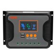 thumbnail image 1 of Controlador de energía Solar 80A, controlador de carga de batería PWM, controlador de carga Solar de batería de litio de 12V-48V con, 1 of 8