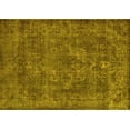thumbnail image 1 of Ahgly Company Indoor Rectangle Oriental Yellow Industrial Area Rugs, 2' x 4', 1 of 4