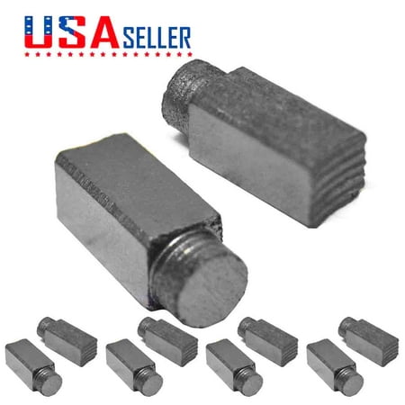

5 Pairs Carbon Brushes For AEG 19-008 SBE13RL-N SBE2400N Drill 6.3mm x 6.3mm x 16mm