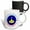 Multicolor, variant on 3drose, Yellow Color Submarine, Blue Circle. Text Captain Nemos First Mate, 15oz Mug
