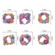 thumbnail image 4 of Llavero Cgtredaw Doble Cara 6 Uds guirnalda Flores, 4 of 9