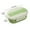 Green, variant on HongHeng Bento Box Lunch Box Classic 3 Compartment Bento Box for Adults Ideal Leakproof Lunch Containers, Microwave and Dishwasher Safe Food Containers