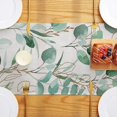 thumbnail image 3 of Green Leaf Pattern Table Runner Spring Summer Rustic Table Decoration Rustic Table Runner for Bohemian Kitchen Table Dining Table 13 x 72 Inch, 3 of 5