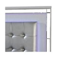thumbnail image 3 of Sterling King Size Upholstery LED Bed made with wood in Silver Color, 3 of 4