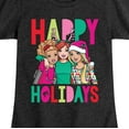 thumbnail image 3 of Barbie - Happy Holidays - Toddler And Youth Short Sleeve Graphic T-Shirt, 3 of 5