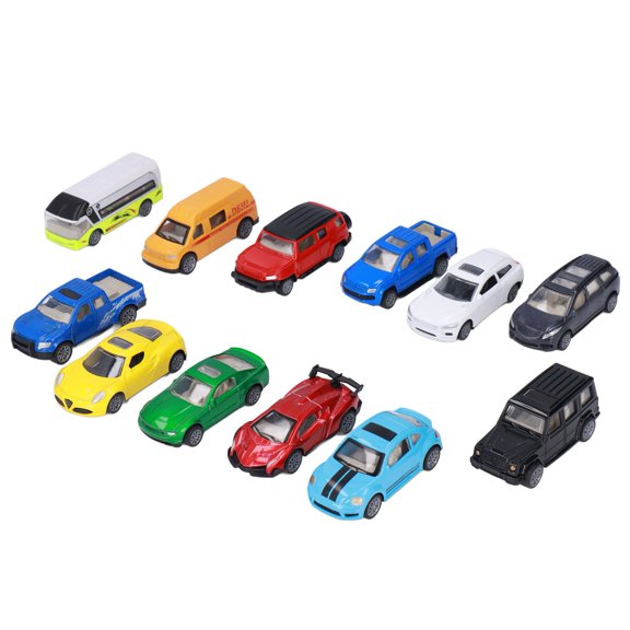 1:60 Scale 12pcs Sports Car Toy Set Alloy Cars Toys Playset Pull Back Cars Model Toys